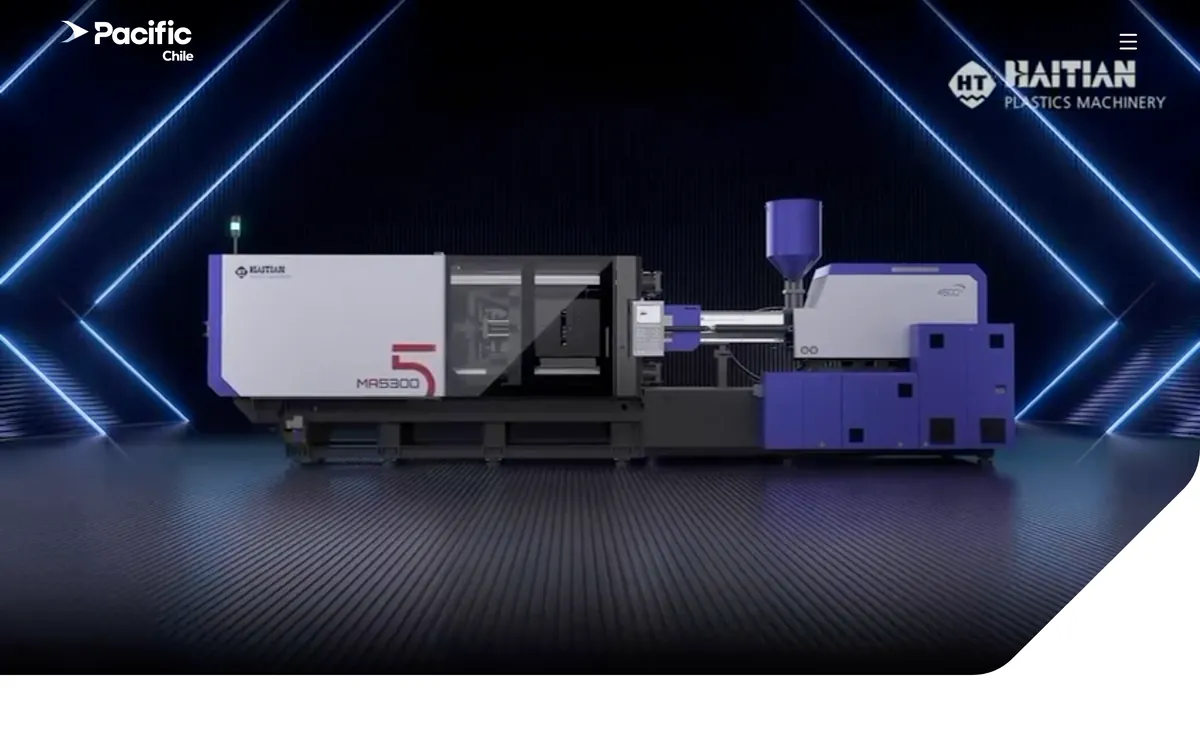 Home page of a machinery distributor's site