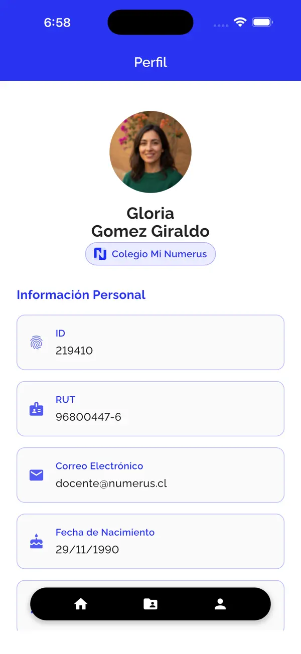 Mi Numerus - Perfil
