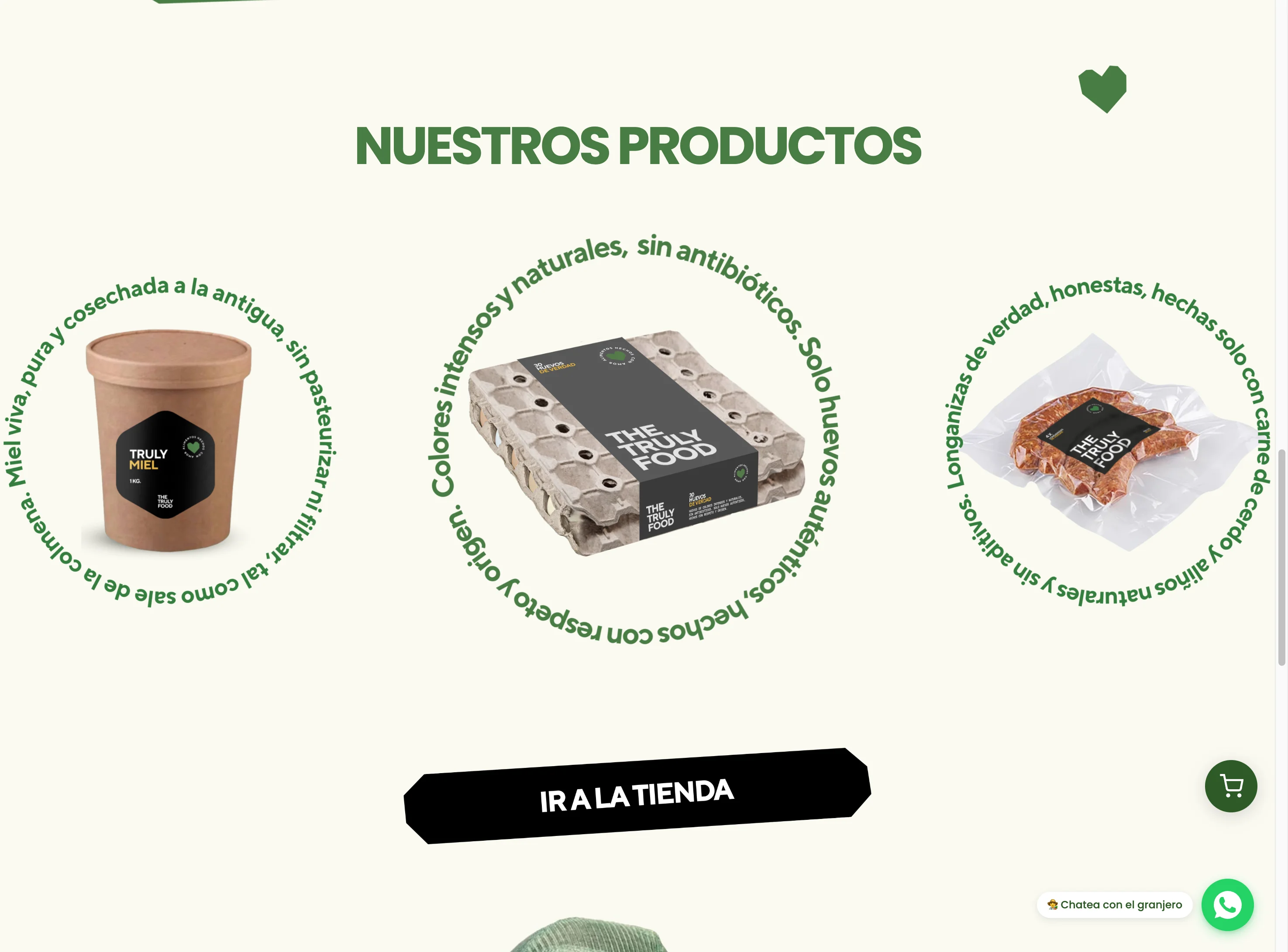 The Truly Food - Productos